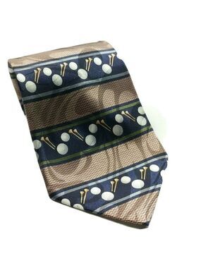 Steven Harris Golf Balls Golf Tees Necktie